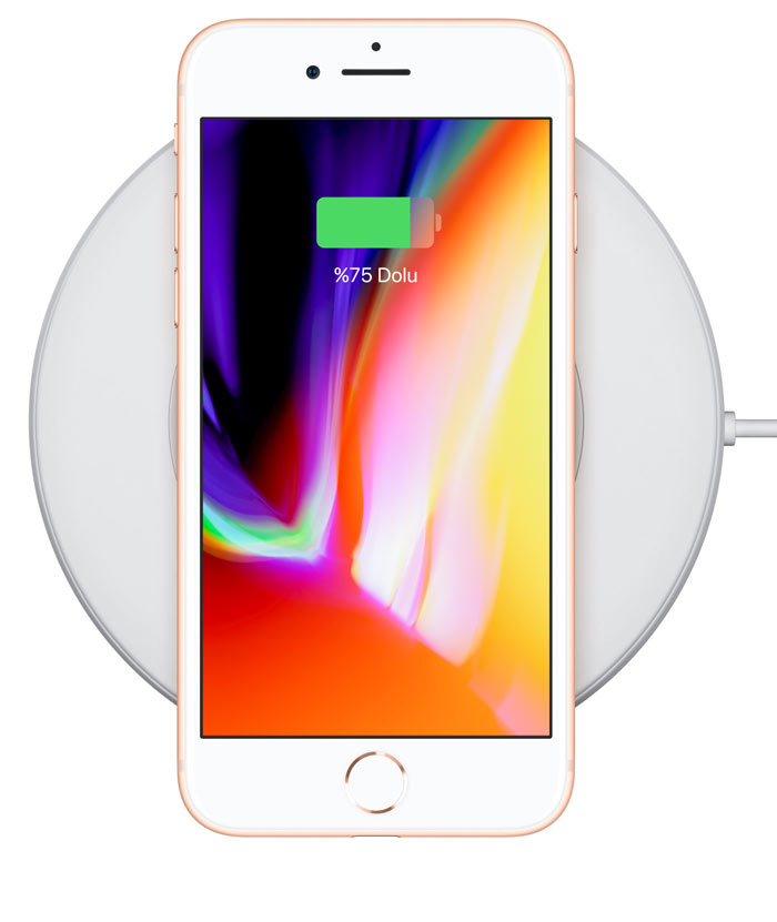iphone 8 kablosuz şarz